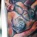 Tattoos - Cartoon mermaid colours happy graffiti backgorund  - 55867